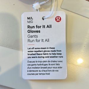 Lululemon Headband + Gloves